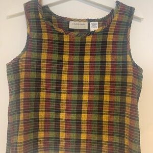 Lemon Grass Multi-Color Sleeveless Top